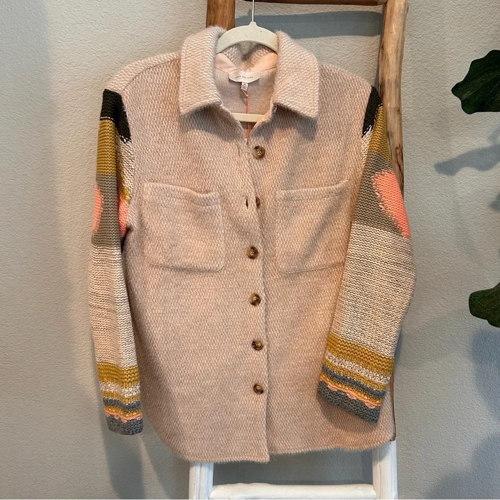 Vici Multicolor Button-Up Cardigan - Picture 2 of 4